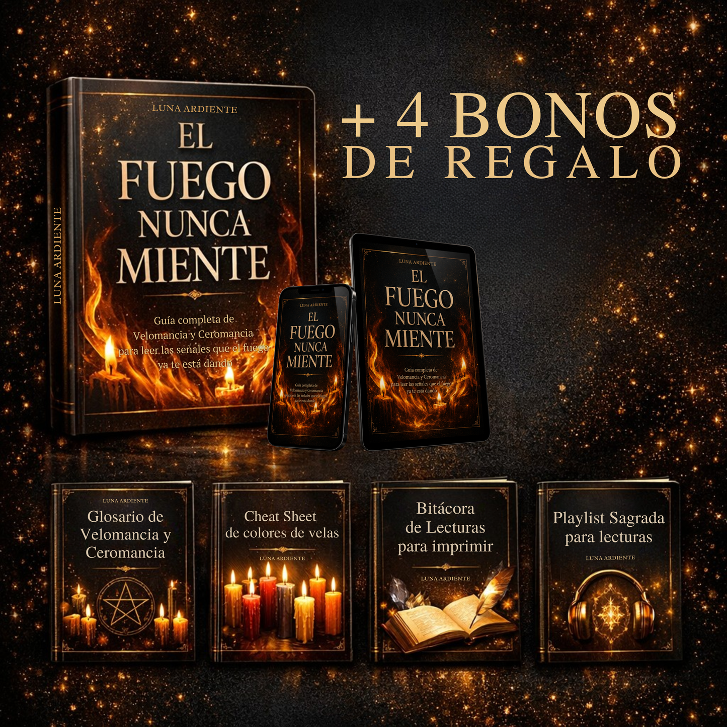 Guía completa de Velomancia y Ceromancia - Aprende a leer las señales de tus velas en menos de 7 días, aunque nunca hayas hecho una lectura antes.